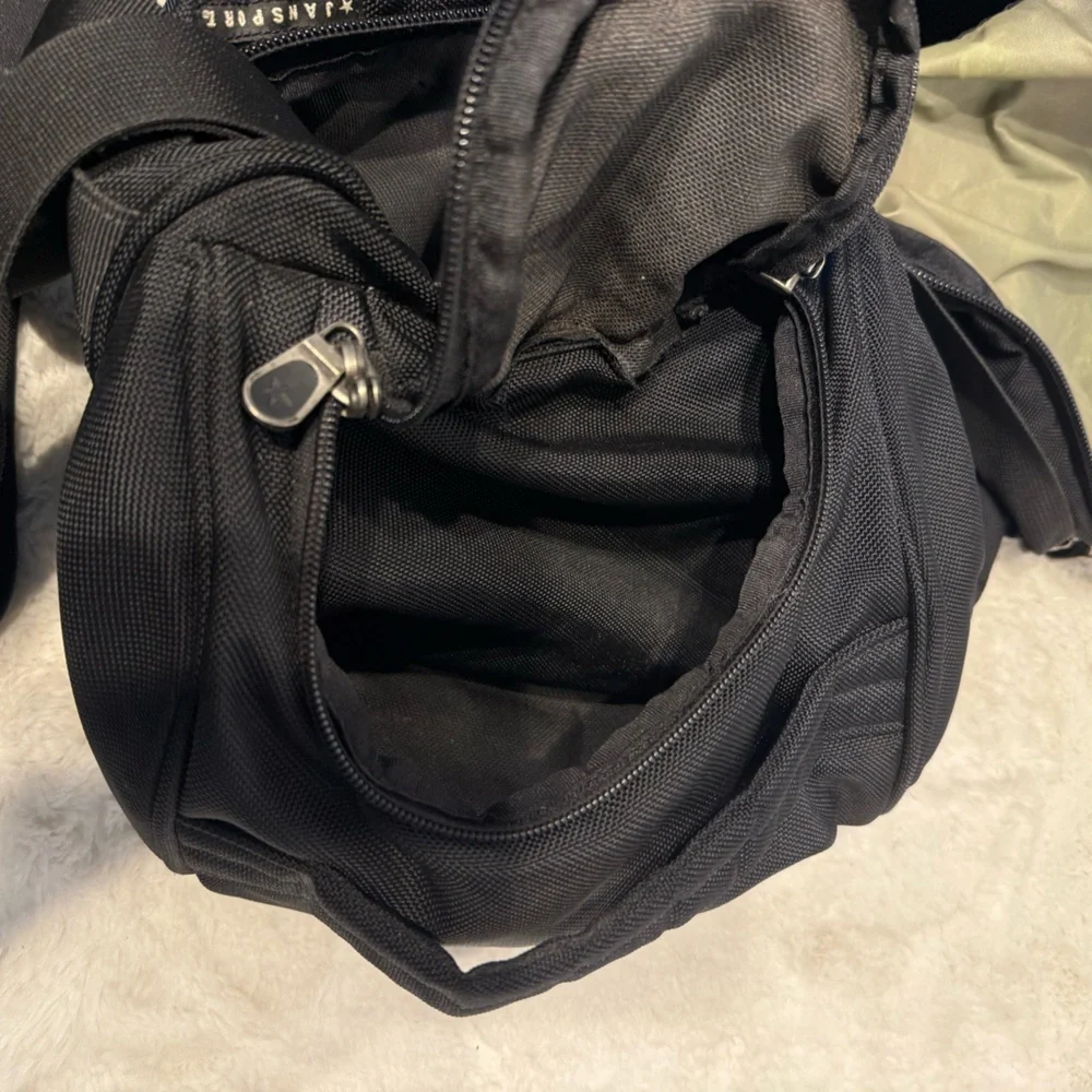 Vintage Jansport black large duffel bag